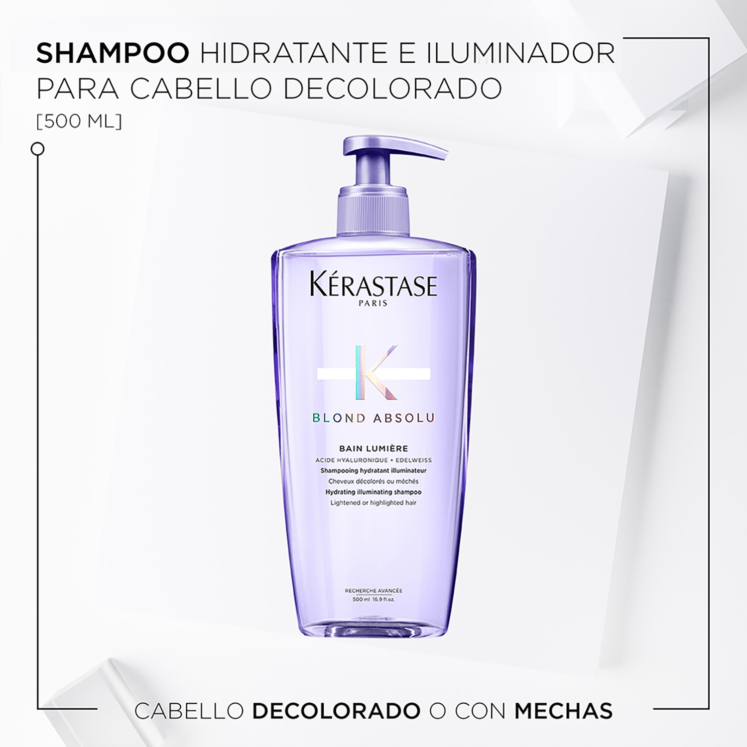 BLOND ABSOLU SHAMPOO (SHAMPOO HIDRATANTE PARA CABELLO RUBIO)